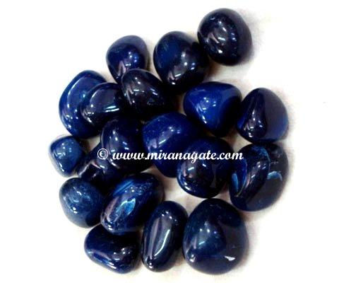 Manufacturers Exporters and Wholesale Suppliers of Blue Onyx Tumbled Khambhat Gujarat
